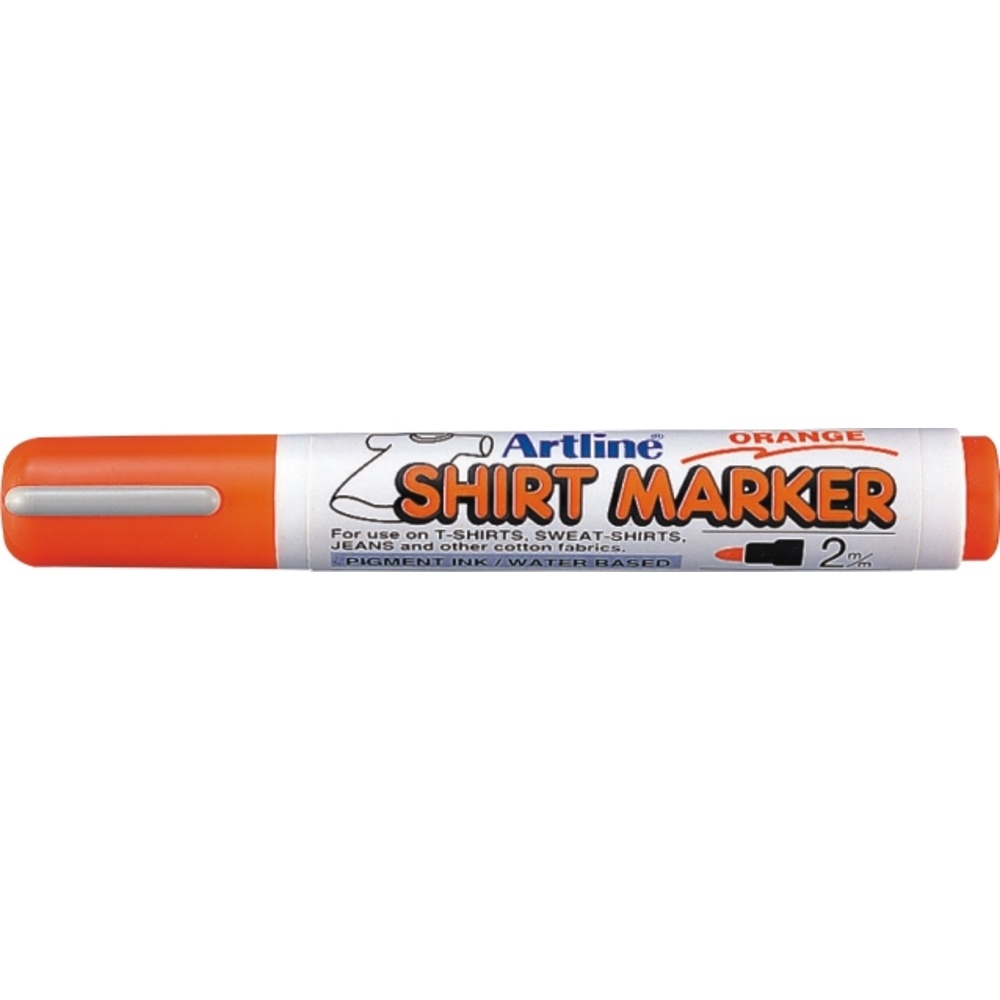 Toate produsele, T-Shirt marker ARTLINE, corp plastic, varf rotund 2.0mm - portocaliu - vectordirect.ro