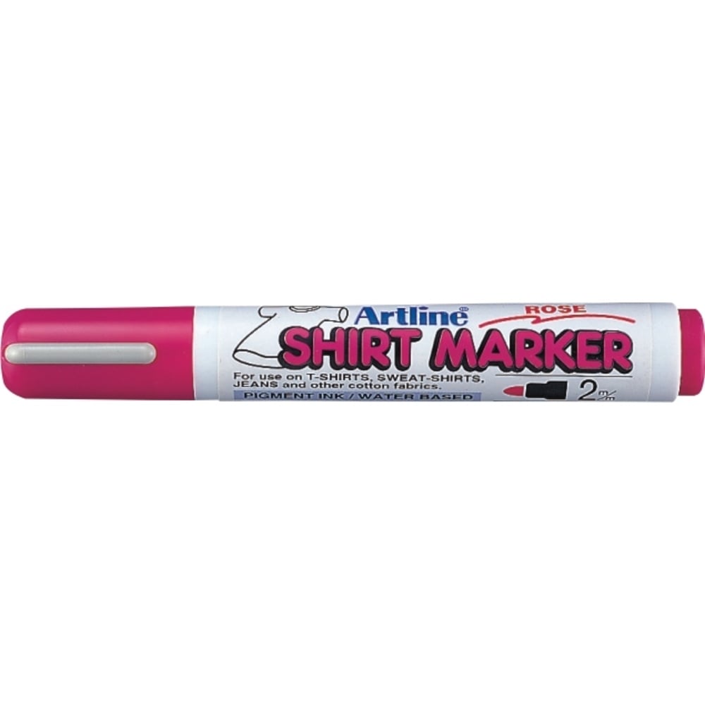 Toate produsele, Marker pentru textile Artline T-Shirt, corp plastic, varf rotund 2.0mm - roze - vectordirect.ro