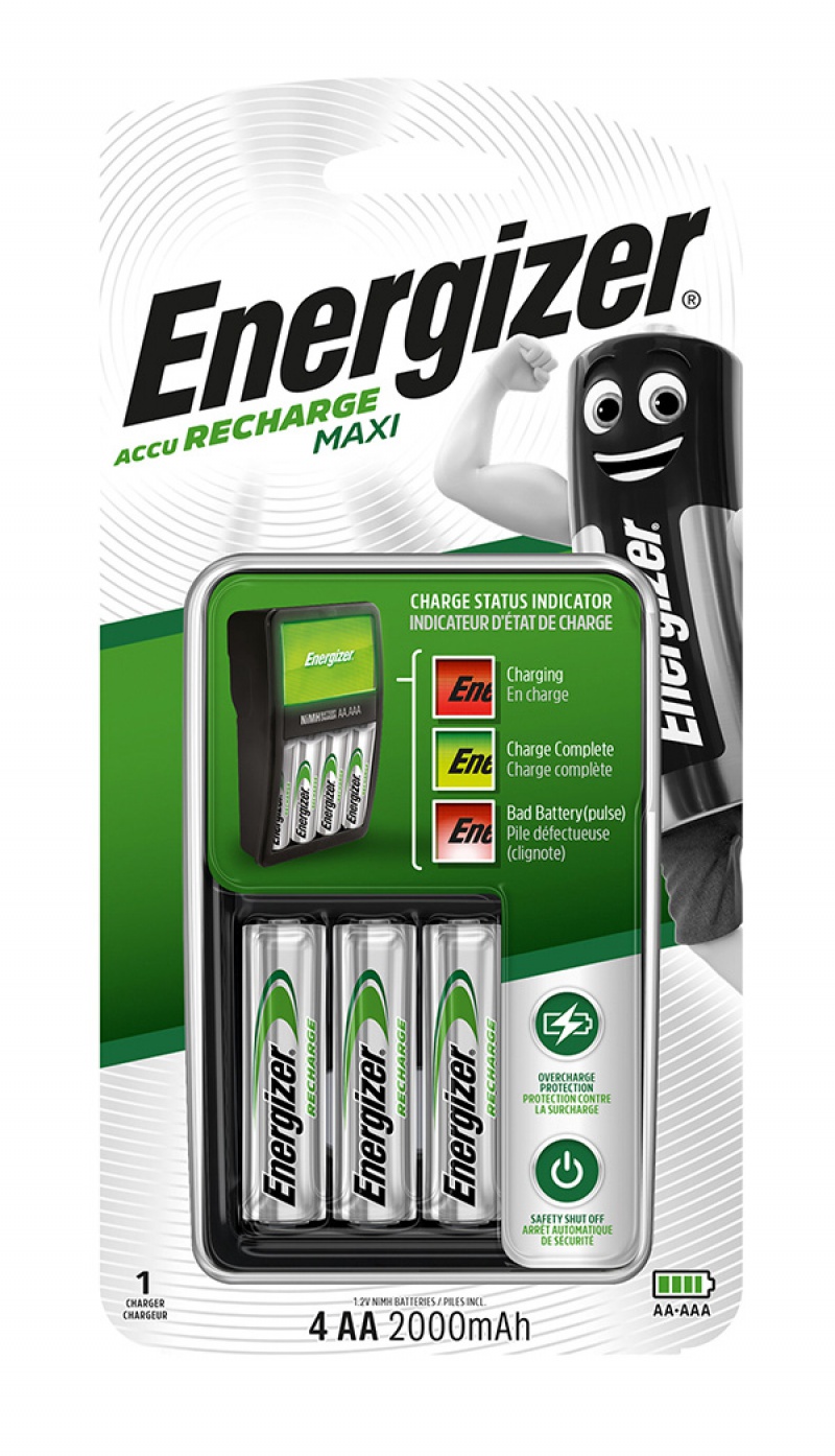 Incarcator acumulatori AA, AAA, MAXI POWER PLUS, Energizer