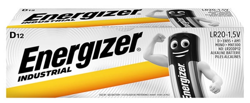 Toate produsele, Baterii industriale D, 12 buc/cutie, Energizer - vectordirect.ro