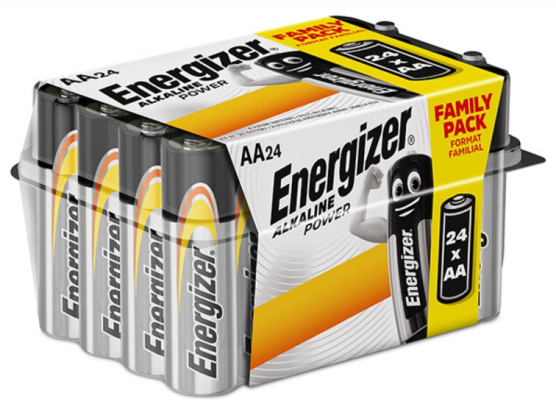 Baterii alkaline AA, 24 buc/box, Energizer