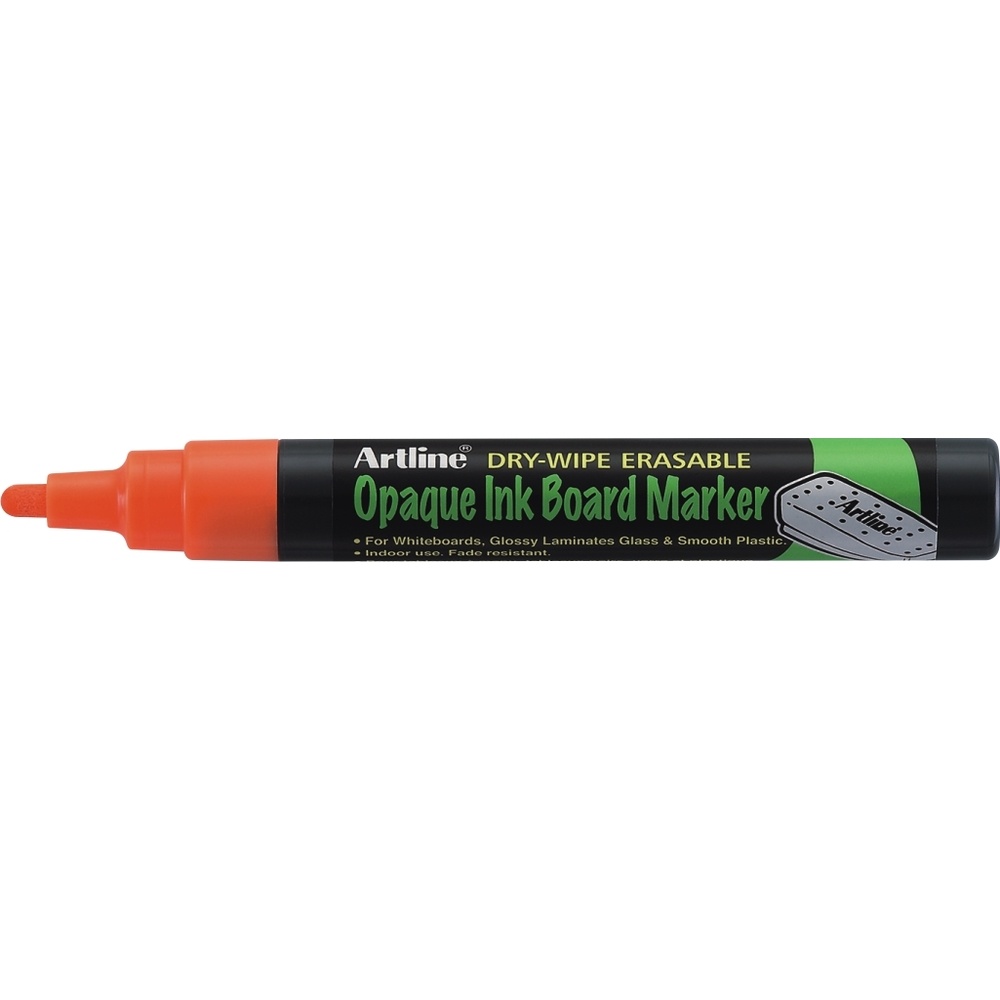 Toate produsele, Marker cu cerneala opaca, ARTLINE, pentru table de scris, varf 2.0mm - portocaliu fluorescent - vectordirect.ro