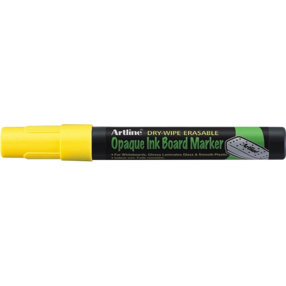 Toate produsele, Whiteboard marker ARTLINE Opaque Ink, varf 2.0mm - galben fluorescent - vectordirect.ro