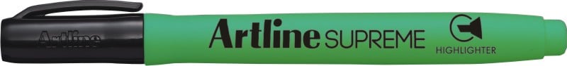 Toate produsele, Textmarker ARTLINE Supreme, varf tesit 1.0-4.0mm - verde fluorescent - vectordirect.ro