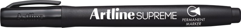 Toate produsele, Permanent marker ARTLINE Supreme, corp plastic, varf rotund 1.0mm - negru - vectordirect.ro