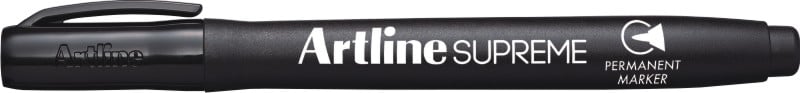 Toate produsele, Permanent marker ARTLINE Supreme, corp plastic, varf rotund 1.0mm - negru - vectordirect.ro