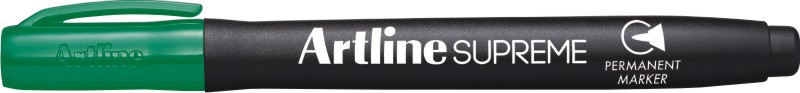 Toate produsele, Permanent marker ARTLINE Supreme, corp plastic, varf rotund 1.0mm - verde - vectordirect.ro