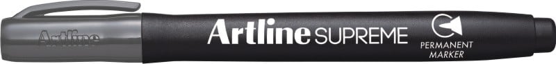 Permanent marker ARTLINE Supreme, corp plastic, varf rotund 1.0mm - gri