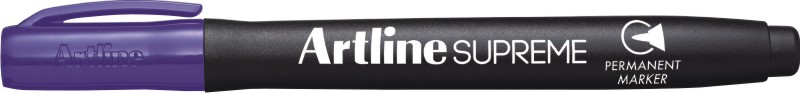 Toate produsele, Permanent marker ARTLINE Supreme, corp plastic, varf rotund 1.0mm - mov - vectordirect.ro
