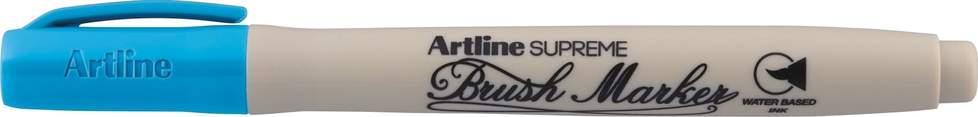 Toate produsele, Marker cu varf flexibil (pensula) ARTLINE Supreme Brush - bleu - vectordirect.ro