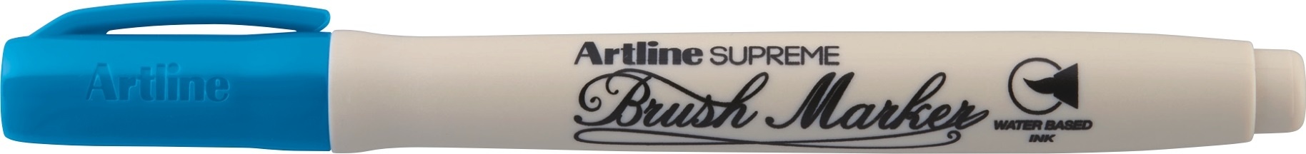 Marker cu varf flexibil (pensula) ARTLINE Supreme Brush - albastru sky