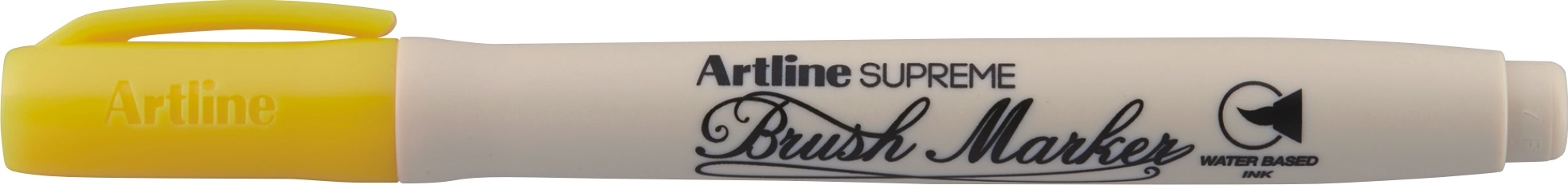 Toate produsele, Carioca ARTLINE Supreme, varf flexibil (tip pensula) - galben - vectordirect.ro