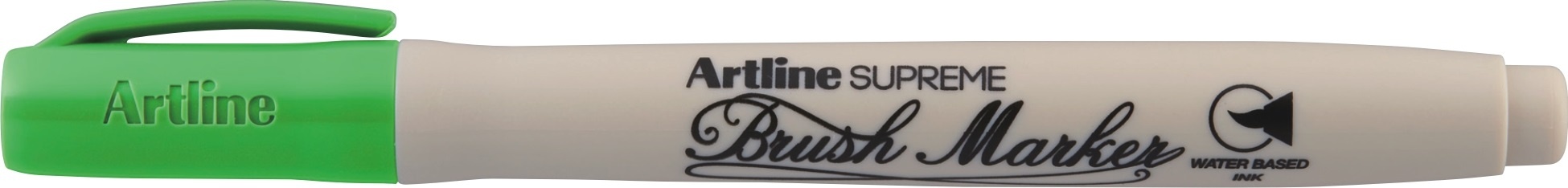 Toate produsele, Marker cu varf flexibil (pensula) ARTLINE Supreme Brush - vernil - vectordirect.ro