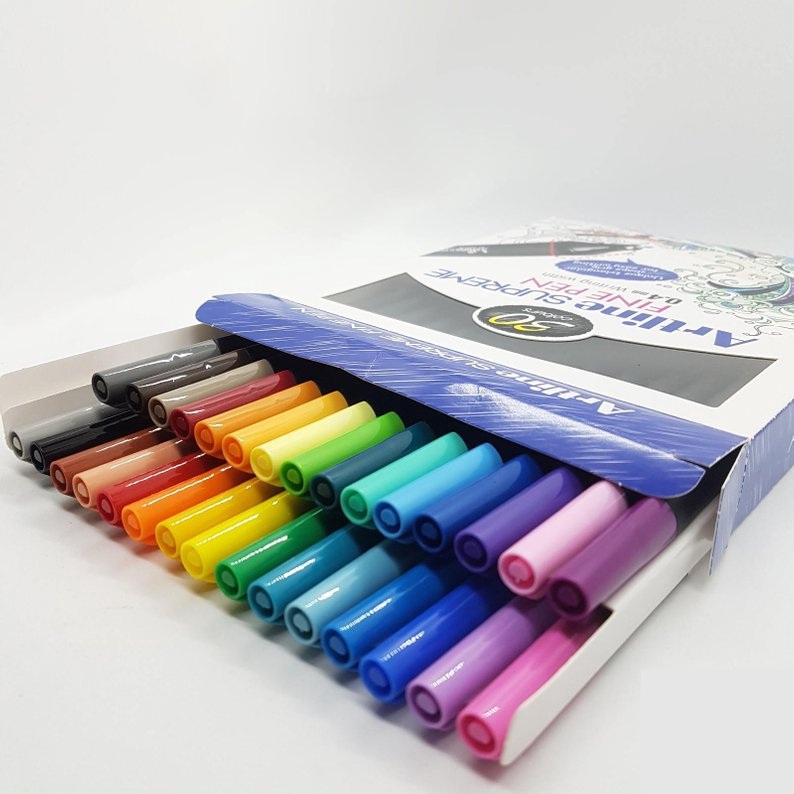 Toate produsele, Liner ARTLINE Supreme, varf fetru 0.4mm, 30 culori/set - vectordirect.ro