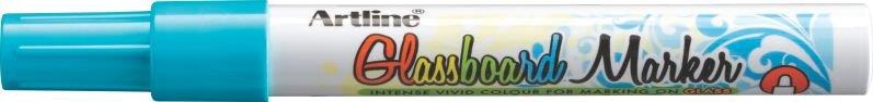 Toate produsele, Marker pentru tabla de sticla ARTLINE Glassboard, varf rotund 2.0mm - bleu - vectordirect.ro