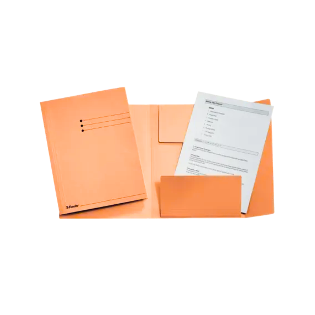 Toate produsele, Dosar tip plic ESSELTE, carton, A4, portocaliu - vectordirect.ro