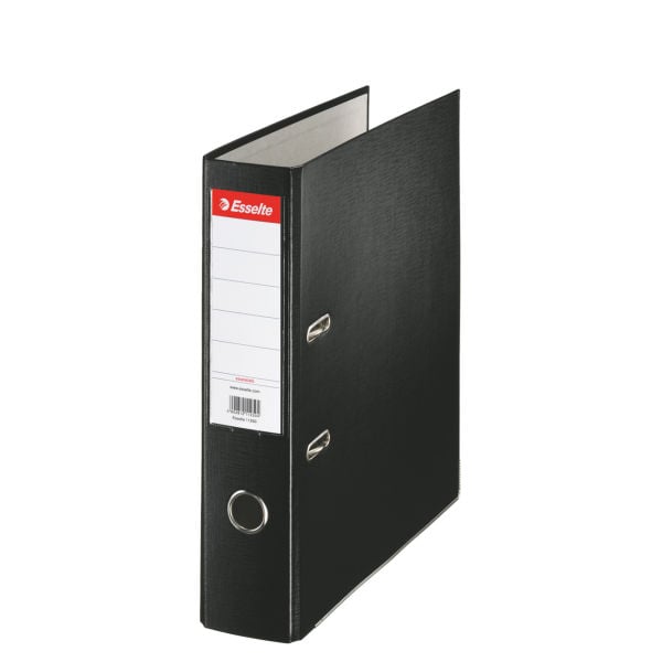Toate produsele, Biblioraft plastifiat Esselte Economy A4 7,5 cm - negru - vectordirect.ro
