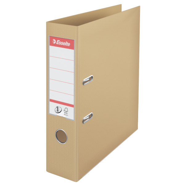 Toate produsele, Biblioraft plastifiat interior- exterior Esselte No.1 Power A4 7,5 cm - nisip - vectordirect.ro