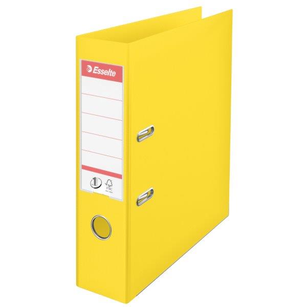 Toate produsele, Biblioraft plastifiat interior-exterior Esselte No.1 Power VIVIDA A4 7,5 cm - galben - vectordirect.ro
