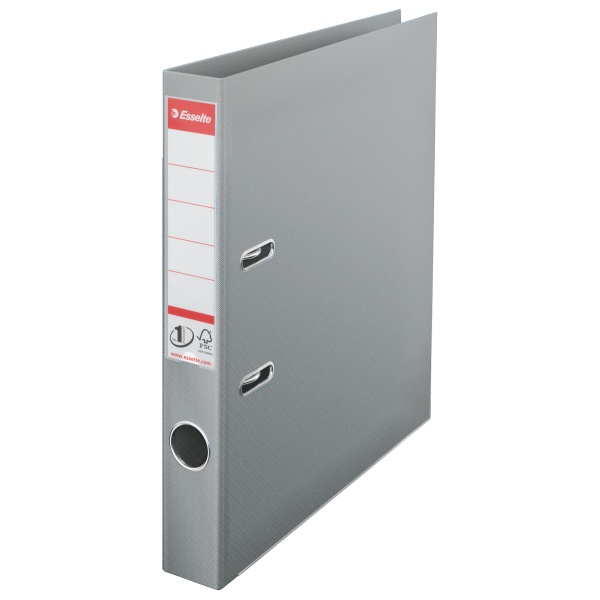 Toate produsele, Biblioraft plastifiat interior-exterior Esselte No.1 Power A4 5 cm - gri - vectordirect.ro