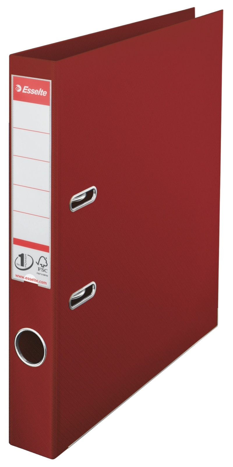 Toate produsele, Biblioraft plastifiat interior-exterior Esselte No.1 Power A4 5 cm - visiniu - vectordirect.ro