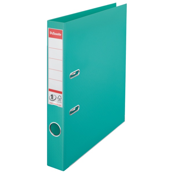 Toate produsele, Biblioraft plastifiat interior-exterior Esselte No.1 Power A4 5 cm - turcoaz - vectordirect.ro