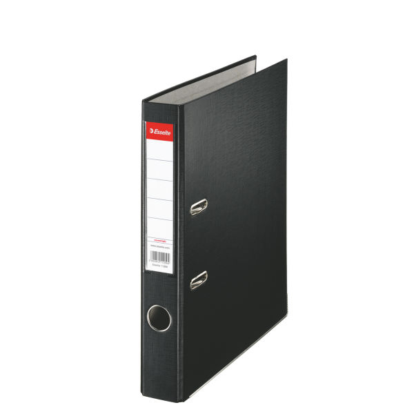 Toate produsele, Biblioraft plastifiat Esselte Economy A4 5 cm - negru - vectordirect.ro