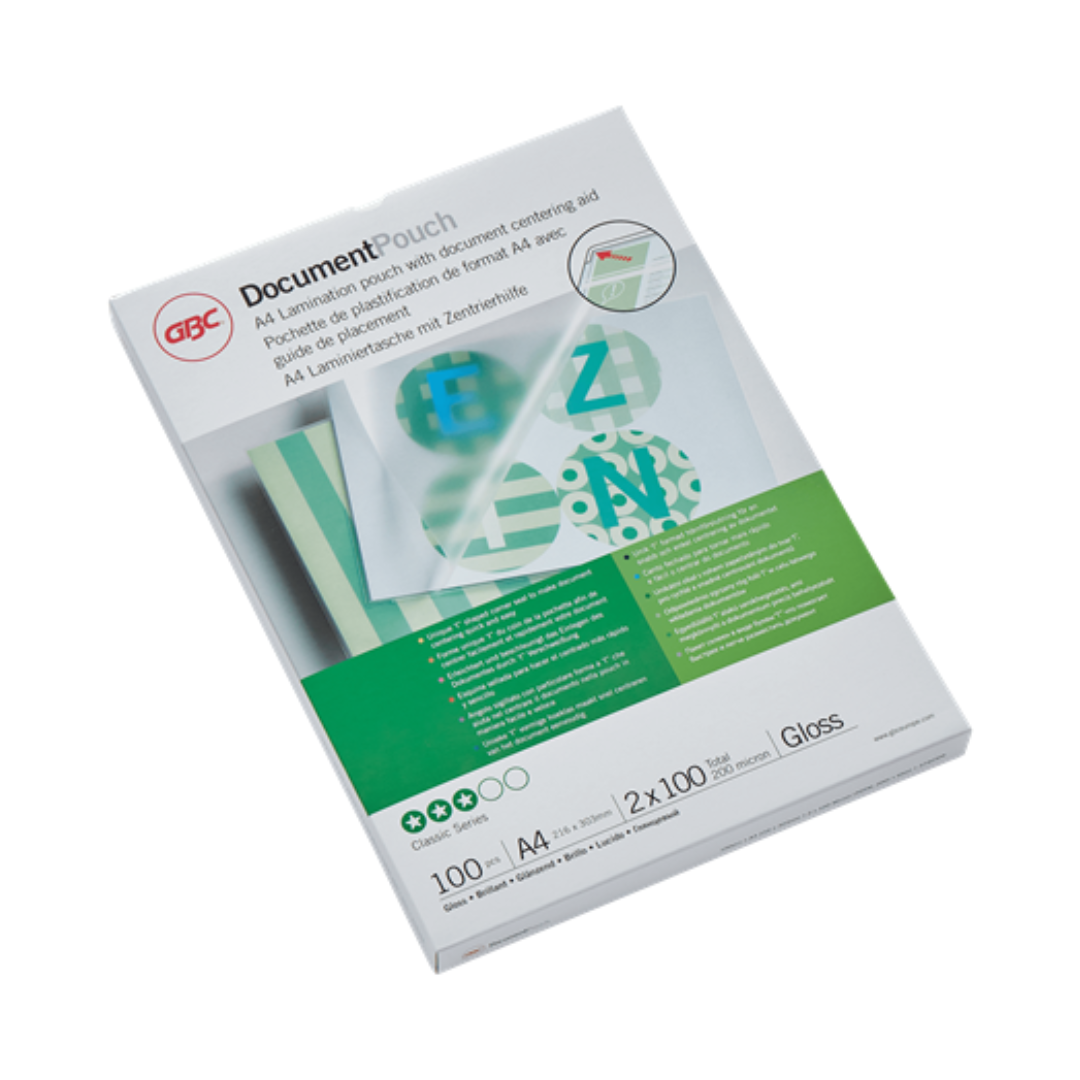 Laminatoare, folii laminare, Folie laminare GBC, la cald, A4, 100 mic, 100 buc/set - vectordirect.ro