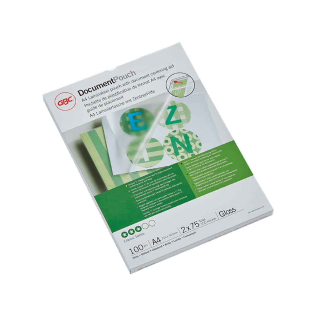 Laminatoare, folii laminare, Folie laminare GBC, la cald, A4, 75 mic, 100 buc/set - vectordirect.ro
