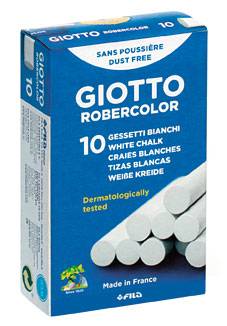 Creta alba, cilindrica, 10 buc/cutie, GIOTTO