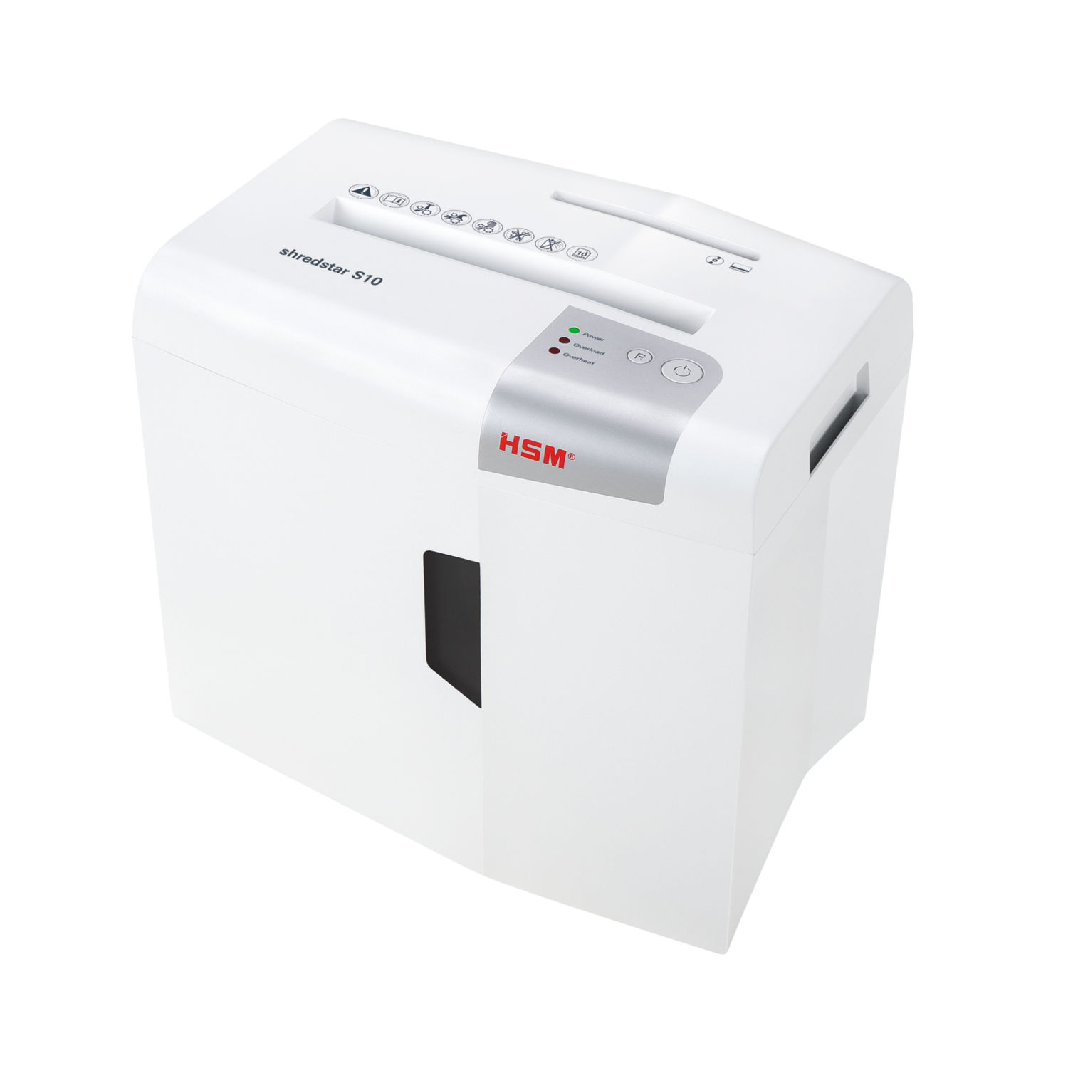 Laminatoare, folii laminare, Distrugator documente  HSM ShredStar S10 - 10 coli - fasie (6 mm) - nivel securitate 2 - vectordirect.ro
