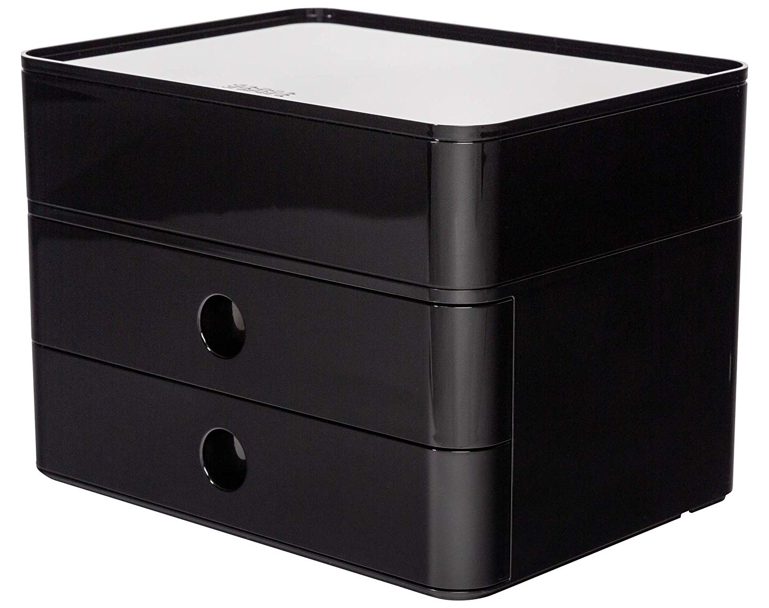 Toate produsele, Suport cu 2 sertare + cutie ustensile HAN Allison Smart Box Plus - negru jet - vectordirect.ro