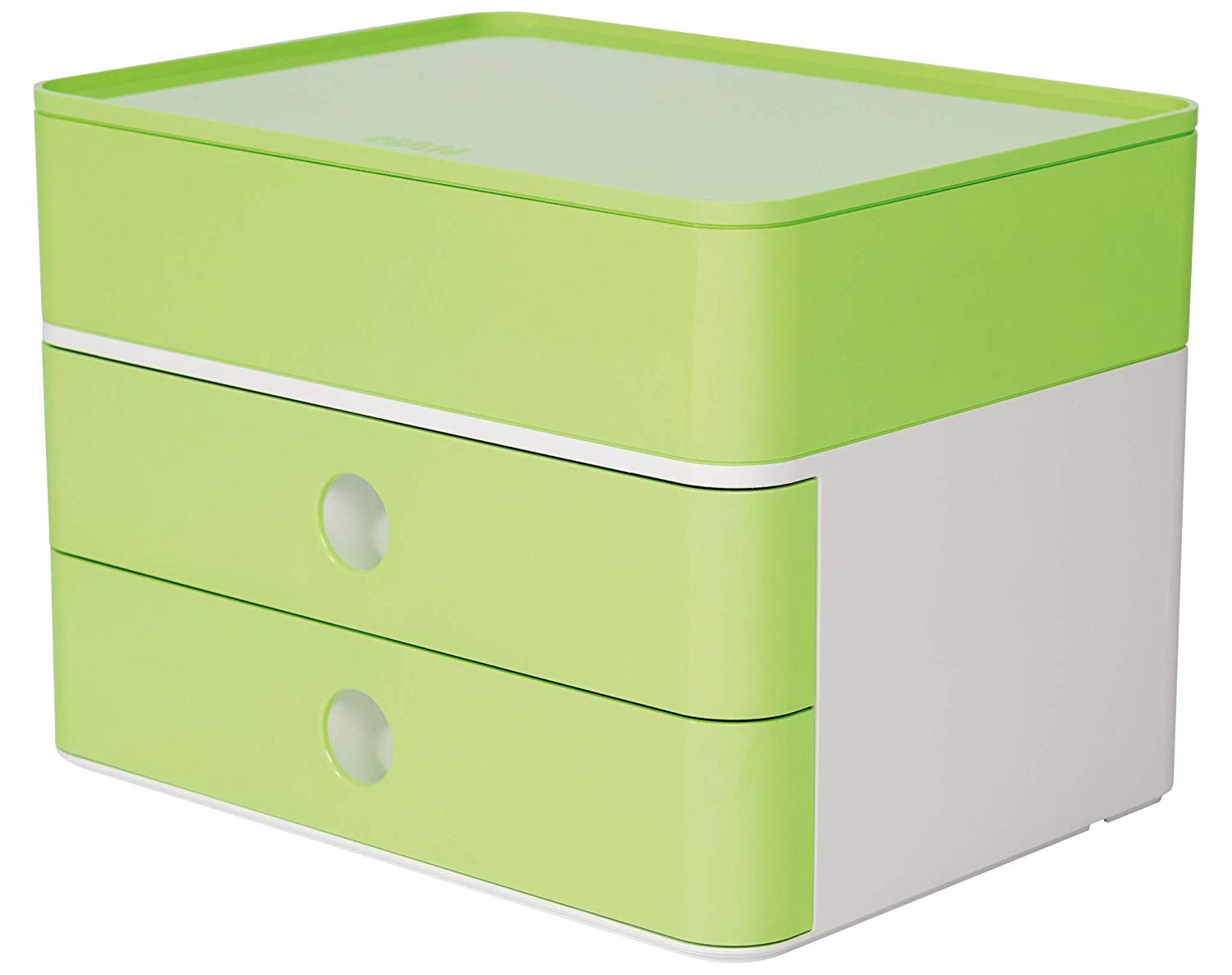 Toate produsele, Suport cu 2 sertare + cutie ustensile HAN Allison Smart Box Plus - verde lime - vectordirect.ro