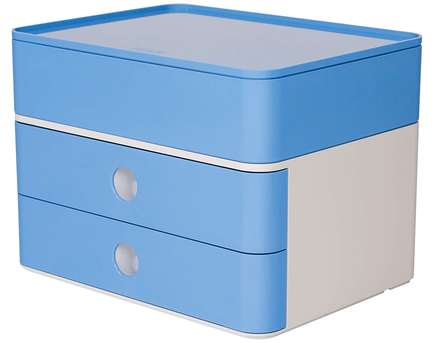 Toate produsele, Suport cu 2 sertare + cutie ustensile HAN Allison Smart Box Plus - bleu sky - vectordirect.ro