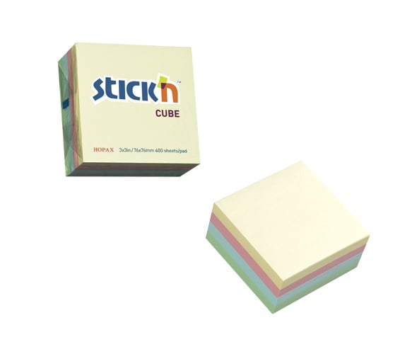 STICK'n , Cub notes autoadeziv 76 x 76 mm, 400 file, Stick