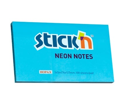 Blocnotes, Notes autoadeziv 76 x 127 mm, 100 file, Stick