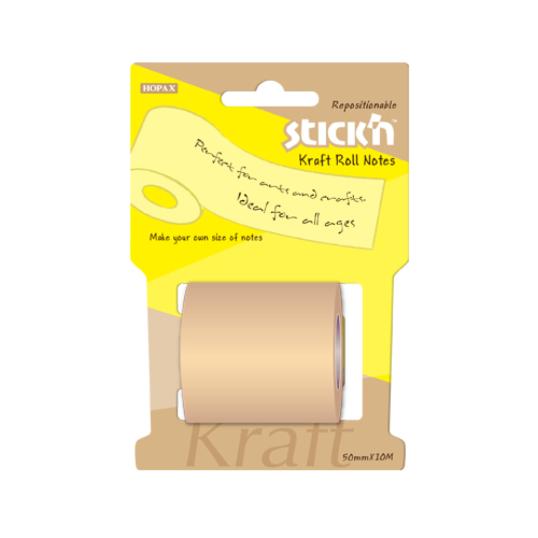 Toate produsele, Rezerva notes autoadeziv in rola, pentru dispenser, 50 mm x 10 m, Stick