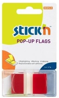 Blocnotes, Film index autoadeziv 45 x 25mm, 50 file/set, cu dispenser, Stick