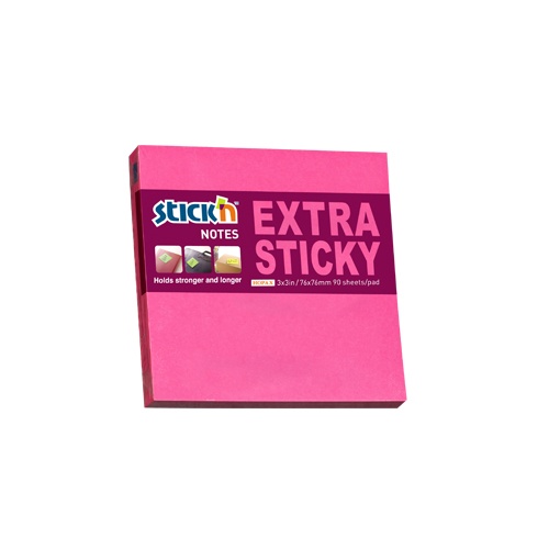 Blocnotes, Notes autoadeziv extra-sticky 76 x  76mm, 90 file, Stick