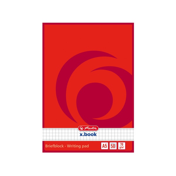 Blocnotes, BLOC NOTES A5 50F PATRATELE X.BOOK - vectordirect.ro
