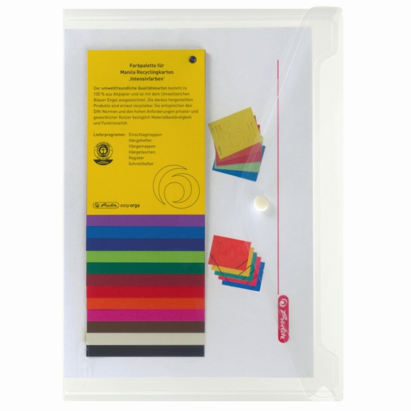 Mape din plastic, MAPA PROTECTIE A4 CU CAPSA DE INCHIDERE TRANSPARENTA - vectordirect.ro