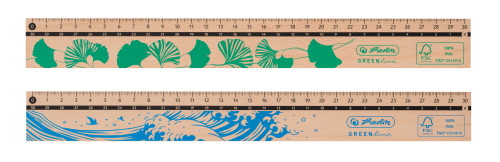 Rechizite scolare Lyra, RIGLA LEMN 30CM GREENLINE - vectordirect.ro