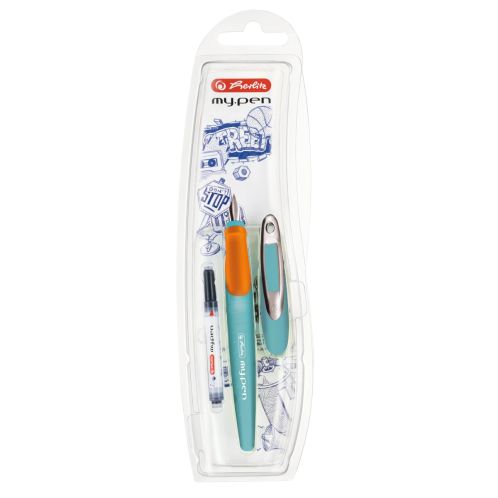 Toate produsele, STILOU MY.PEN PENITA M TURCOAZ/ORANGE - BLISTER - vectordirect.ro