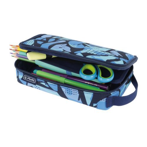 Penare, PENAR TIP ETUI 2 GO, MOTIV CAMO BLUE - vectordirect.ro