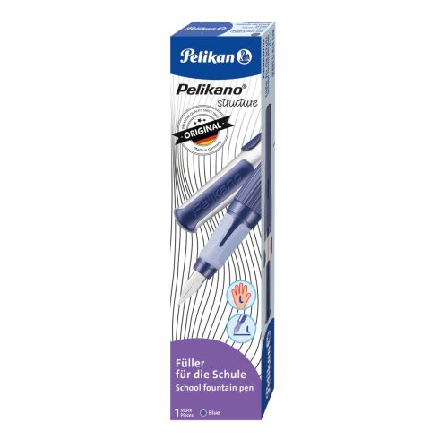 Toate produsele, STILOU PELIKANO STRUCTURE, PENITA L, GRIP ERGONOMIC, PENTRU STANGACI, 1 PATRON MARE ALBASTRU INCLUS, CULOARE ALBASTRU, IN CUTIE DE CARTON - vectordirect.ro