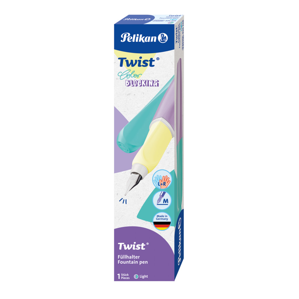 Toate produsele, STILOU TWIST COLOR BLOCKING LIGHT, PENITA M, GRIP ERGONOMIC, AMBIDEXTRU, 1 REZERVA MARE INCLUSA, IN CUTIE CARTON - vectordirect.ro