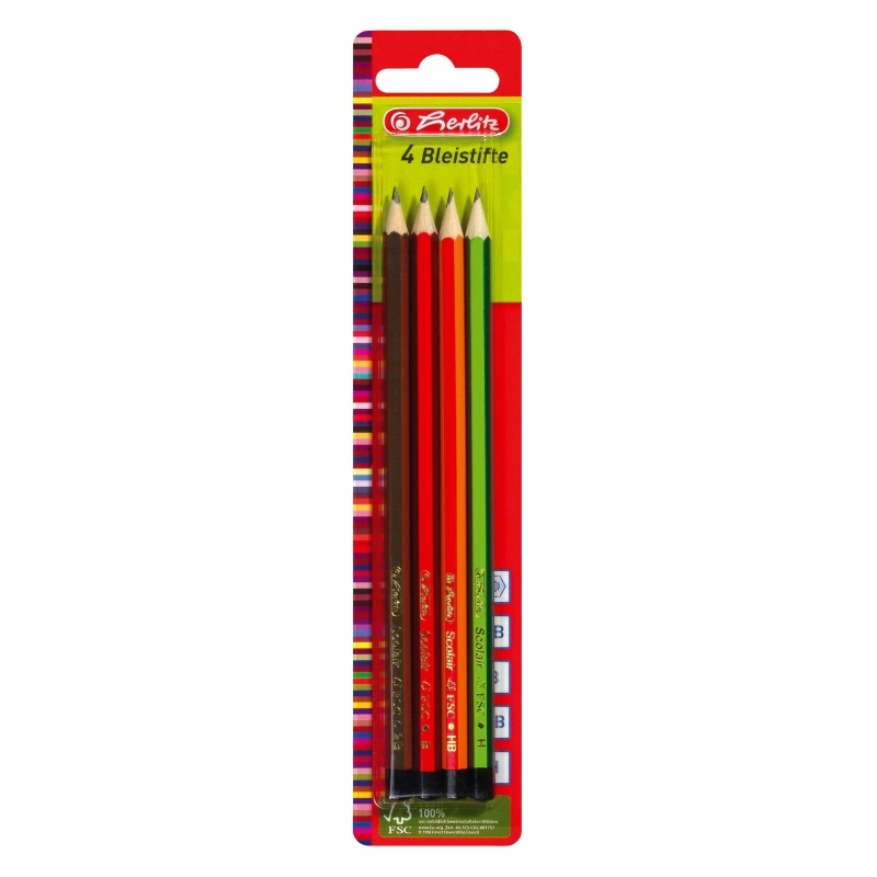Toate produsele, CREION GRAFIT MINA H, HB, B, 2B, SET 4 - vectordirect.ro