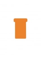 Toate produsele, DJOIS T-cards, din hartie, 100buc/set, format 2 - (85 x 48mm, top 60mm) - orange - vectordirect.ro