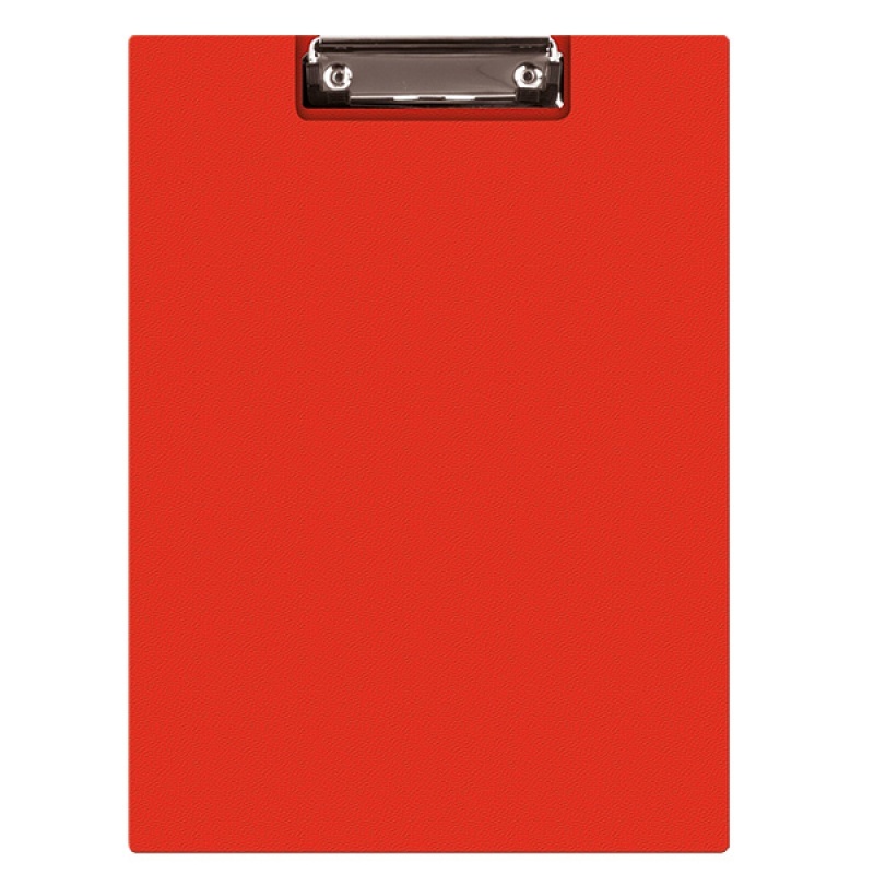 Q-connect, Clipboard dublu A5, plastifiat PVC, Q-Connect - rosu - vectordirect.ro