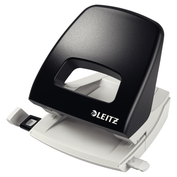 Perforator plastic LEITZ 5005 NeXXt Series, 25 coli, negru
